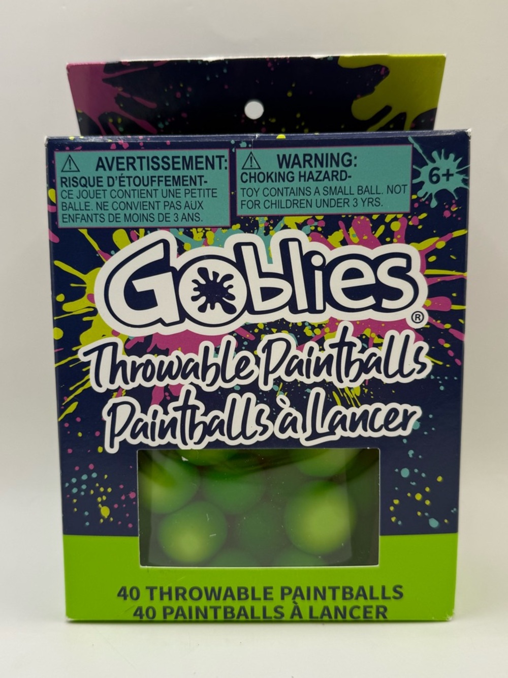 Goblies Throwable Paintballs, 40 Count PAINT Color Varies